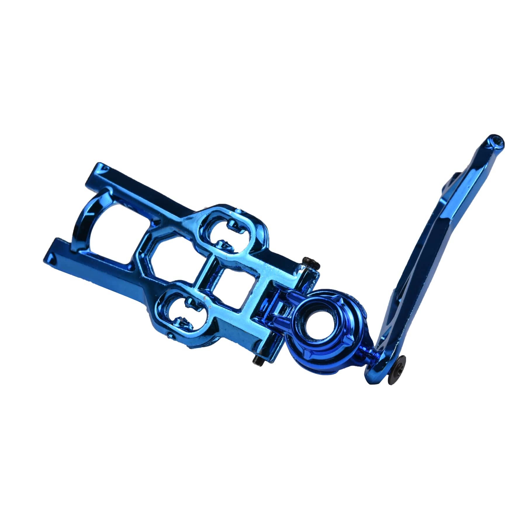 HOSIM RC Car Metal Rear Rocker Arm Assembly 1:10 Scale FY-JSB02-B Blue for X07 X08 X15W