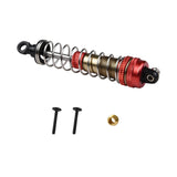 HOSIM RC Car Metal Shock Oil Filled Shocks Upgraded FY-JSZ02 for 1:10 Scale X07 X08 RC Trucks (Red)