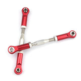 2Pcs RC Car Turnbuckles Steering Linkage Pull Rod for 1/10 Traxxas Slash 4x4