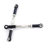 2Pcs RC Car Turnbuckles Steering Linkage Pull Rod for 1/10 Traxxas Slash 4x4