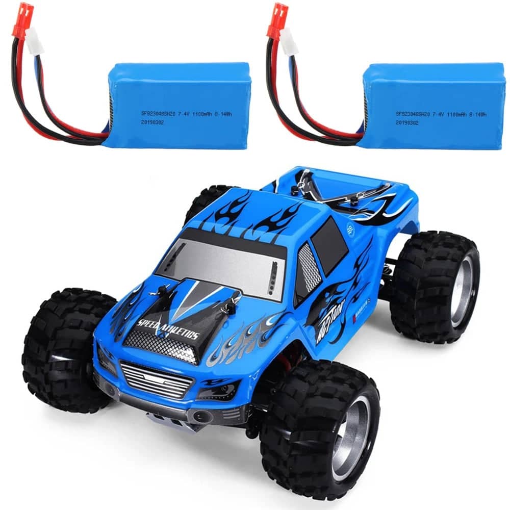 Wltoys A979 with Two Batteries 1/18 2.4G 4WD Off-Road Truck RC Car Vehicles RTR