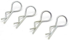 Hosim 100pcs Durable Stainless RC Car Shell Clip Pins, 1.2mm Universal 1/8th 1/10th Scale RC Model Car Truck Buggy Boat Crawler Bend Body Clips