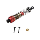 HOSIM RC Car Metal Shock Oil Filled Shocks Upgraded FY-JSZ02 for 1:10 Scale X07 X08 RC Trucks (Red)