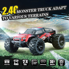 Hosim 1:14 4WD 36km/h Radio Controlled Monster Truck Buggy G174 Blue