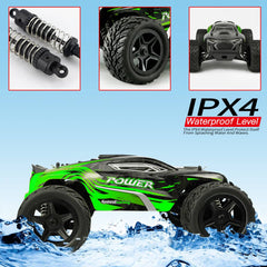 Hosim 1:14 Scale Radio Controlled Car RC Monster Truck Buggy G172 Green 2 Set Batteries