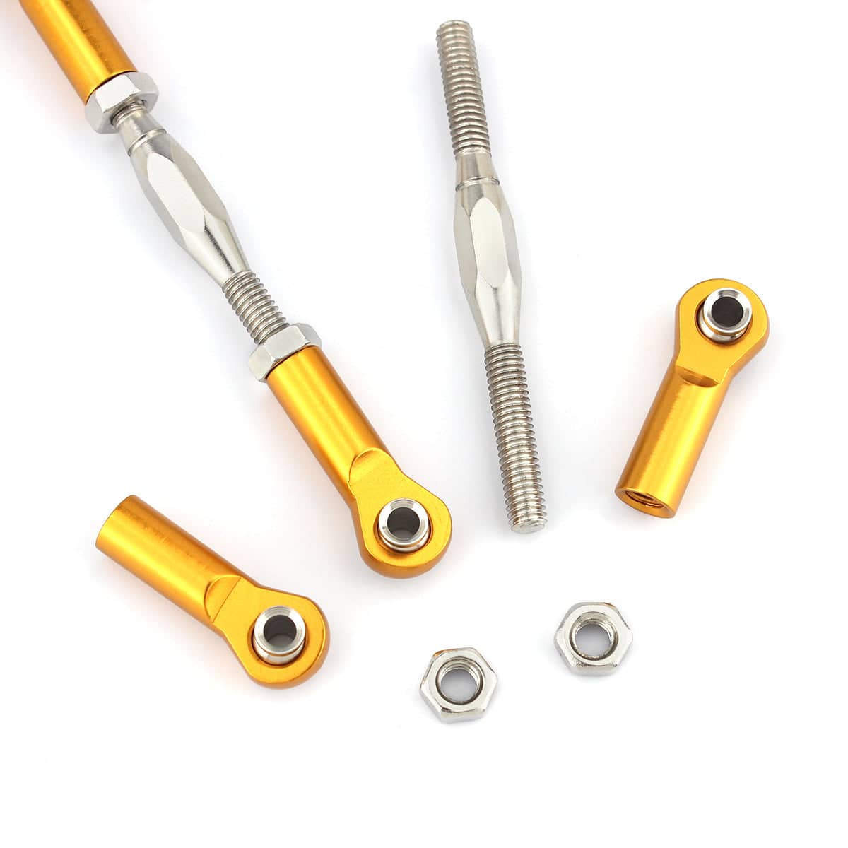 4Pcs RC Car Turnbuckles Steering Linkage Pull Rod for 1/10 Traxxas Slash 4x4