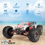 Hosim 1:16 Brushless RC Car Monster Truck Q905 Remote Control Car with 2845 Brushless Motro +Dual 1000mAh Batteries