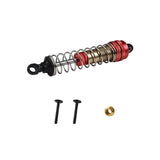 HOSIM RC Car Metal Shock Oil Filled Shocks Upgraded FY-JSZ02 for 1:10 Scale X07 X08 RC Trucks (Red)