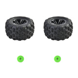 Hosim 2PCS 1:16 RC Car Tires&Wheel Rim Rubber for HB17 RC Monster Truck 16300G