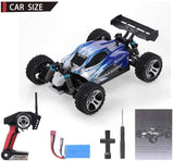 WLtoys A959 RC Car 1:18 Scale 2.4Ghz Remote Control Vehicle Off Road Trucks, 4WD 45KM/H High Speed Racing Buggy Car RTR for Kids