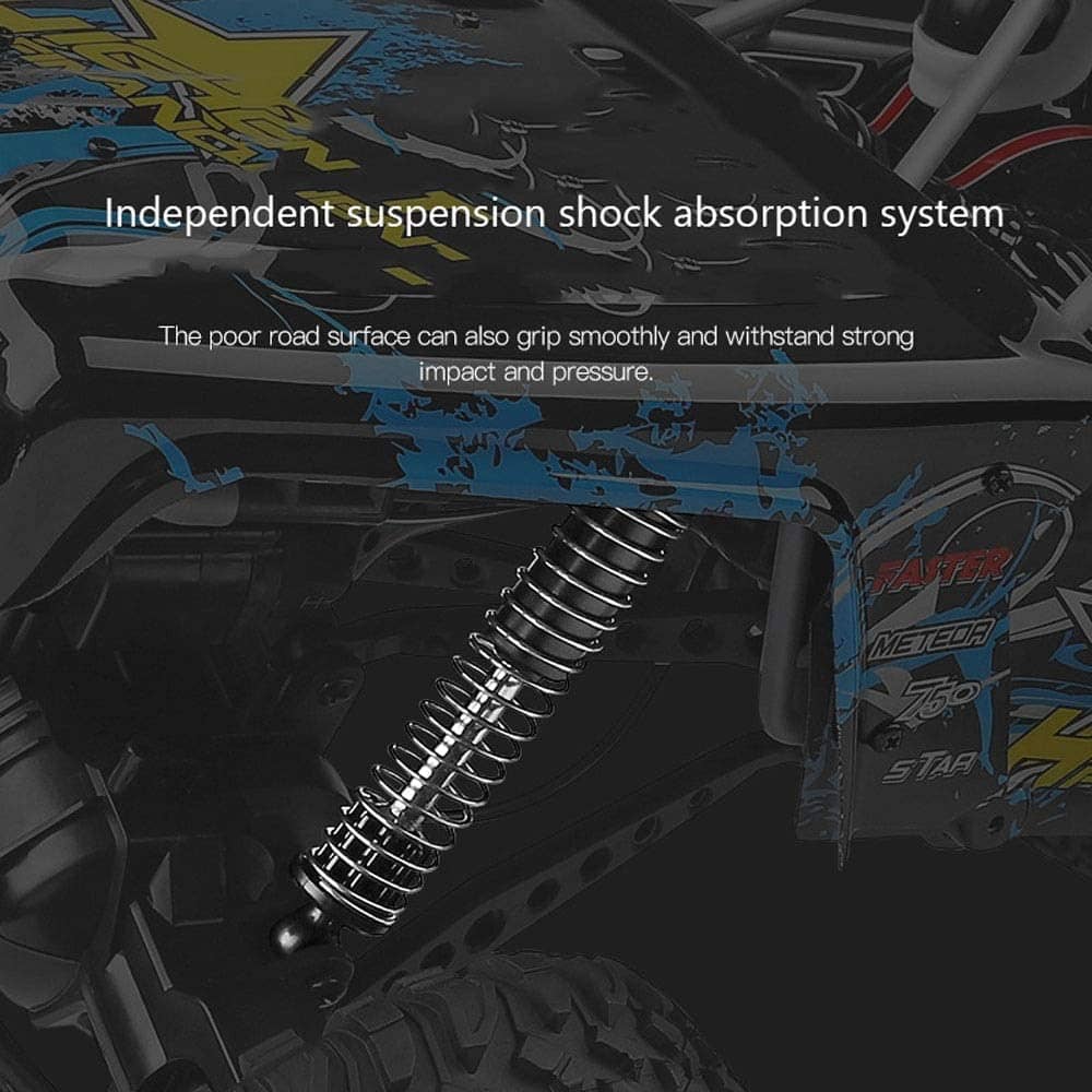 Wltoys RC Car 104310 1:10 Scale Large Off-Road Remote Control Car 2.4G Electric 4WD Double Bridge Climbing RC Buggy Monster Car