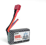 Hosim RC Cars Battery, 7.4V 1000mAh Li-Po  Battery for Q903 Q905