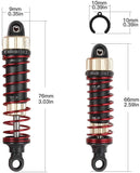 Hosim Front Rear RC Shock Oil Filled Shocks Upgraded 30-ZJ03 for 1:16 Q903 Q905 9135 9138 9137 RC Trucks