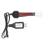 Hosim 2Pcs 9.6V 800mAh 2S Li-Po Battery+USB Charger for RC Car S911 S913 15-DJ02