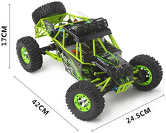WLtoys 12428 RC Car, 1/12 Scale 4WD 50km/h High Speed RC Rock Crawler, 2.4Ghz Remote Control Off Road Truck