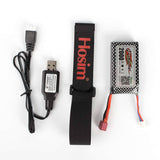 Hosim 7.4V 2000mAh Li-Po Battery+USB For 9125 9126 HS9125 RC Car Truck