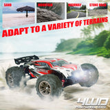 Hosim 1:16 Brushless RC Car Monster Truck Q905 Remote Control Car with 2845 Brushless Motro +Dual 1000mAh Batteries