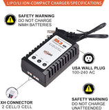 Hosim RC LiPo Battery Balance Charger 2S 3S Cells 7.4-11.1v 10W B3 Airsoft/Battery Pro Compact Charger