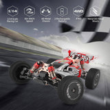 WLtoys Remote Control Car,60+ KMH 1:14 Scale WLtoys 144001 Fast RC Cars for Adults Kids,4WD Off Road Buggy Racing Car with 2 Batteries