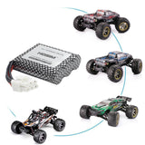 Hosim 2Pcs 9.6V 800mAh 2S Li-Po Battery+USB Charger for RC Car S911 S913 15-DJ02