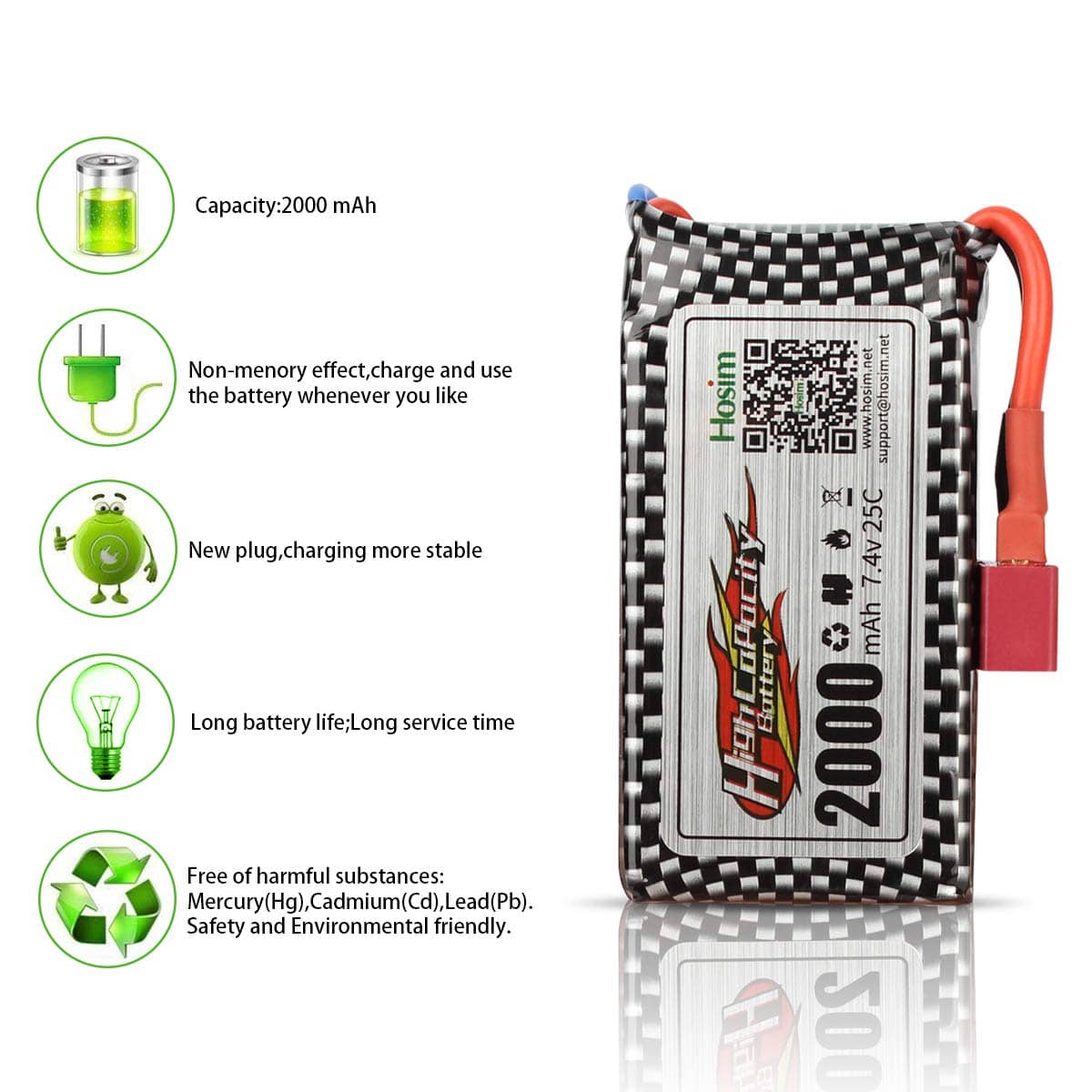 Batterie Lipo pour voiture télécommandée XINLEBoom G 9125 RC