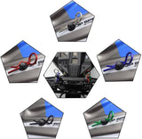 Hosim 100pcs RC Car Body Clip Pins, 5 Colors 1.2mm Universal 1/8th 1/10th Scale RC Car Truck Buggy Boat Crawler