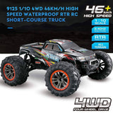 Hosim 9125 Remote Control Car RC Car Monster Truck 1/10 2 Batteries