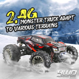 Hosim 1:20 Remote Control Car  28km/h Fast Speed 4x4 Off-Road Red