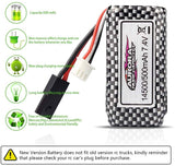 Hosim RC Cars  Battery, 500mAh Li-ion  Battery for 9130 9136 9137 9138 9145