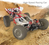 WLtoys Remote Control Car,60+ KMH 1:14 Scale WLtoys 144001 Fast RC Cars for Adults Kids,4WD Off Road Buggy Racing Car with 2 Batteries