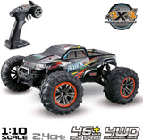 Hosim 1/10 Scale RC Car Monster Truck 9125 with 2 Batteries Red