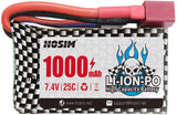 Hosim RC Cars Battery, 7.4V 1000mAh Li-Po  Battery for Q903 Q905