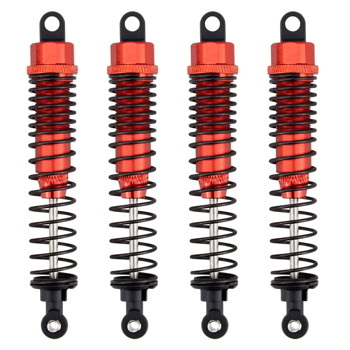 RC Car 4 Pcs Front Rear Shock Absorber for 1:10 Traxxas Slash 30 Monster Truck