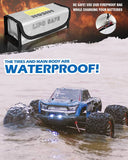 Hosim 1:12 Remote Control Car RC Car Monster Truck Oil Shock Dual Batteries Conector  9155 Blue
