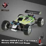 WLtoys Goolsky A959-B 2.4G 1/18 Scale 4WD 70km/H High Speed Electric RTR Off-Road Buggy RC Car