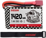 Hosim RC Cars Battery, 7.4V 1420mAh Li-Po  Battery for Q903 Q905