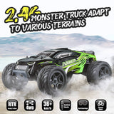 Hosim 1:14 Scale Radio Controlled Car RC Monster Truck Buggy G172 Green 2 Set Batteries