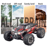 Hosim 1:16 Scale RC Car Monster Truck High Speed Off-Road 9135 Red