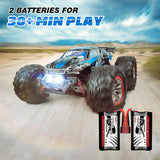 Hosim 1:12 RC CAR Large Size Remote Control Car Monster Truck 9156 Blue 46km+/H 4WD 2.4Ghz