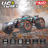 Hosim 1:12 RC CAR Large Size Remote Control Car Monster Truck 9156 Blue 46km+/H 4WD 2.4Ghz