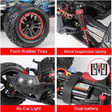 Hosim 1:12 RC CAR Large Size Remote Control Car Monster Truck 9156 Blue 46km+/H 4WD 2.4Ghz