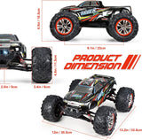 Hosim 9125 RC Car Monster Truck 1/10 Scale Upgraded 2 Batteries