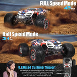 Hosim 1:10 RC Cars 48+ KMH 2.4GHz Remote Control Car 4WD Off Road Monster Truck Buggy Toy for Boys Teens Adults Gifts