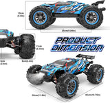 Hosim 1:10 Brushless RC Cars Remote Control Car High Speed 68+KM X-07 4WD Off Road RC Monster Trucks