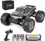 Hosim 1/10 RC Car Monster Truck 9125 Remote Control Car with 2 Batteries Blue High Speed