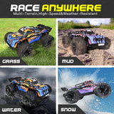 Hosim 1:16 Scale 40+KPH All Terrain RC Car Monster Truck ,4WD Waterproof High Speed Electric Toy Off Road RC Monster Truck Vehicle Crawler for Boys Kids and Adults