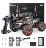 Hosim 1/10 Scale Upgraded 9125 RC Car Monster Truck with Oil Shock + 2 Batteries