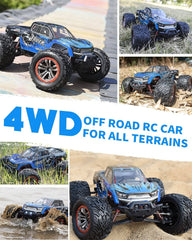 Hosim 1:12 Remote Control Car RC Car Monster Truck Oil Shock Dual Batteries Conector  9155 Blue