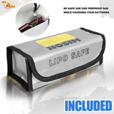 Hosim 7.4V 1500mAh 15C T Connector Li-ion Rechargeable Battery Pack with 1pcs Balance Charger, Safe&Fast Charging, Best for RC Evader BX Car RC Truck 1/12 9155 9156 1/16 9135 RC Truggy RC Airplane UAV Drone FPV