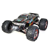 Hosim 1/10 RC Car Monster Truck 9125 Remote Control Car with 2 Batteries Blue High Speed